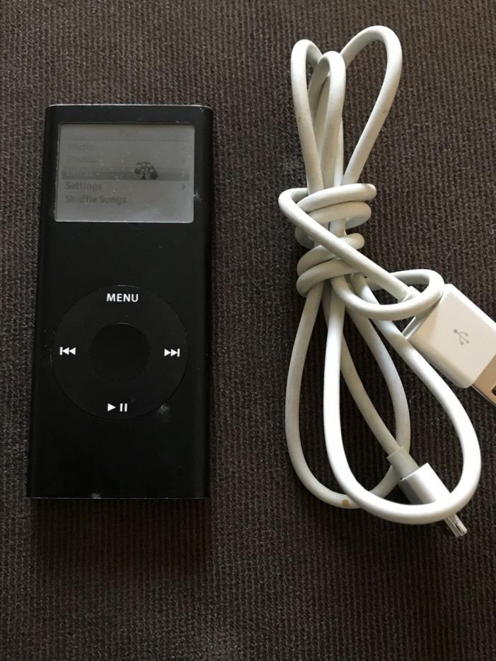 Apple iPod Nano 2nd Generation Black (8 GB) A1199 Black