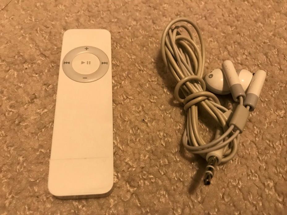 Apple iPod Shuffle A1112 1st Generation 512MB White MP3 Player