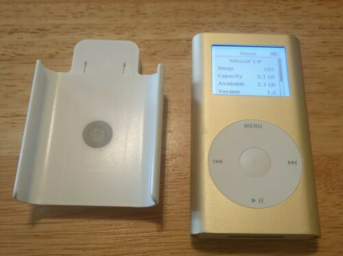 Apple iPod Mini Model A1051 2nd Generation 4GB GOLD