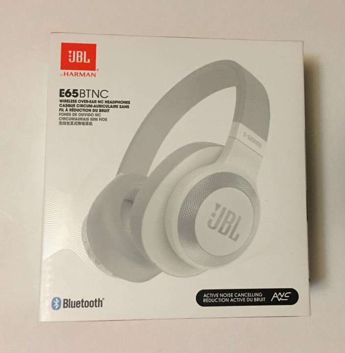 JBL E65BTNC Wireless Noise-Cancelling Headphones with Mic and One-Button Remote