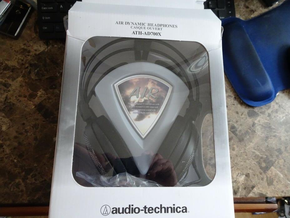 Audio-Technica ATH-AD700X Air Over the Ear Headphone - Black NEW OPEN