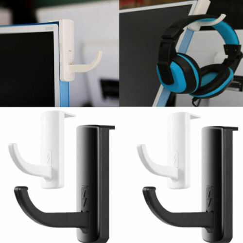 Headphones Holder Headset Wall Stand Rack PC Monitor Display Hanger Earphone
