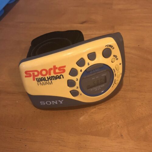 Sony SRF-M78 FM AM Sports Armband Jogging Radio Walkman Clean