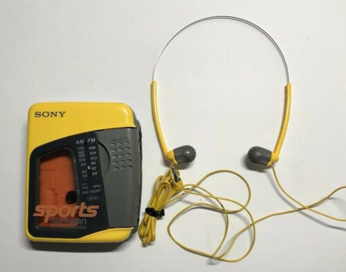 Sony Sports Walkman Cassette Player AM FM Radio MEGA BASS WM-FS397