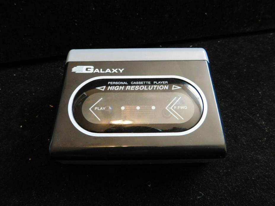 Vintage Galaxy Portable Cassette Tape Player