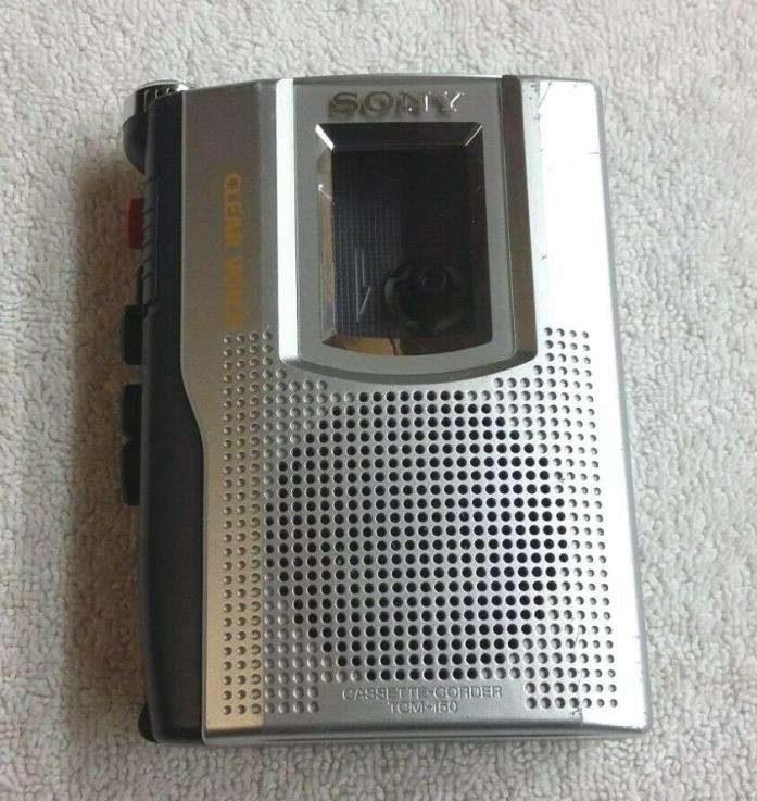 Sony TCM-150 Clear Voice Audie Cassette Recorder Tape Player works