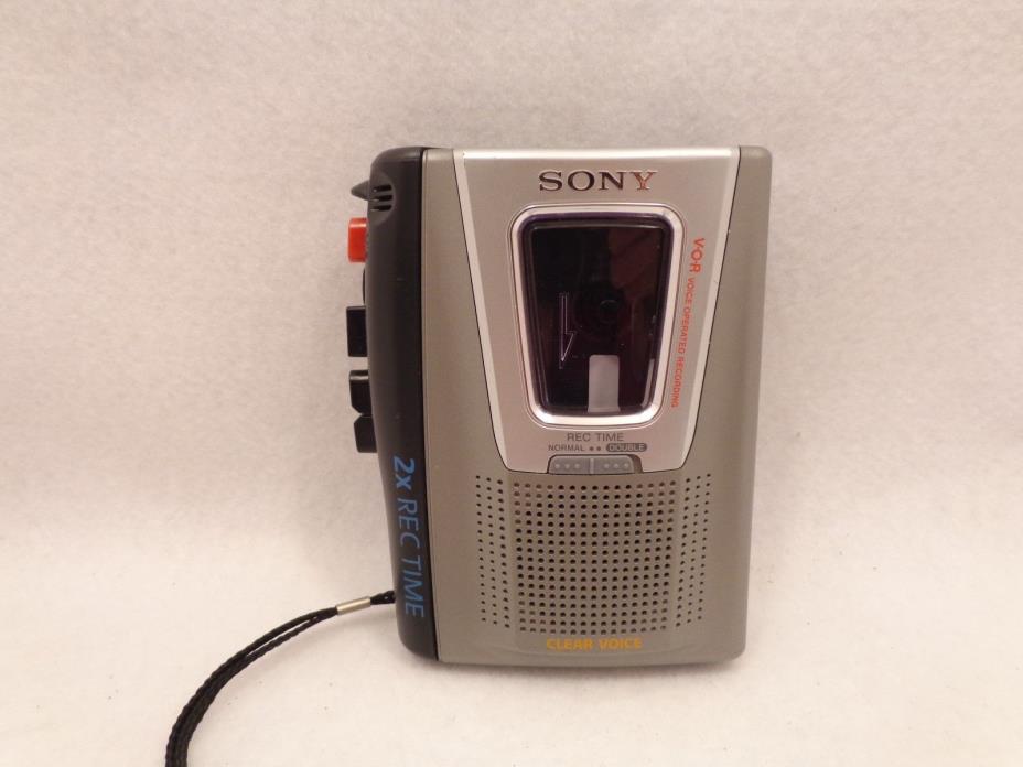 Sony TCM-20DV Voice Operated VOR Handheld Cassette Recorder Player NO15