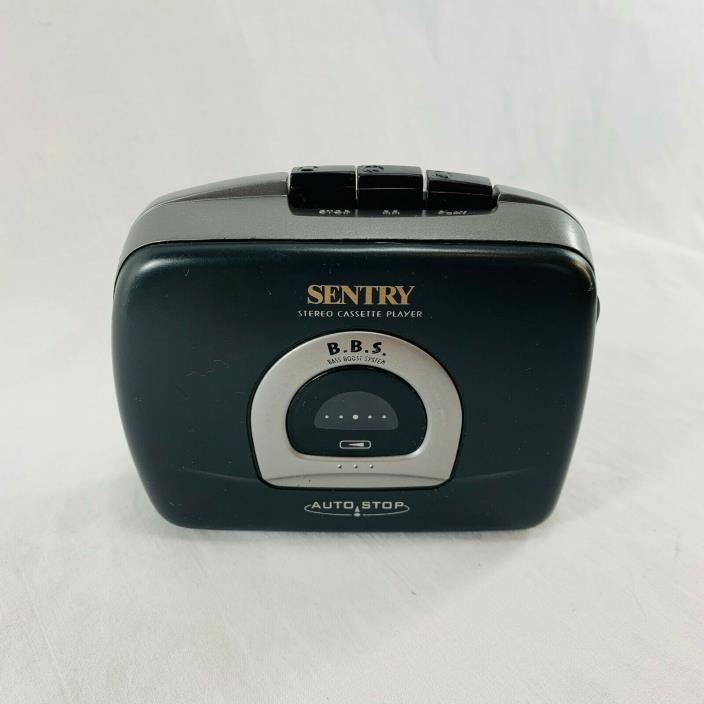 Vintage Sentry 80’s Portable Stereo Cassette Player - Model WM400