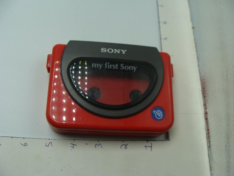 Vintage My First Sony Kids Walkman Audio Tape Cassette Player WM-3500 AWESOME!