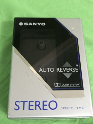 Vintage Sanyo M-G80D Stereo Cassette Player Auto Reverse - Sold As Is