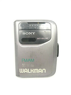 Vintage Sony Walkman WM-FX141 Portable Radio Cassette Player w/ Belt Clip TESTED