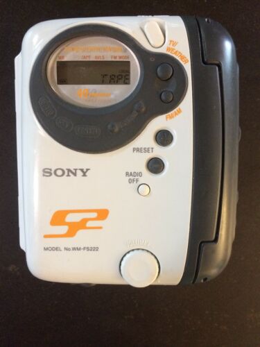 Tested Vintage Sony S2 Sports AM FM Cassette Player Walkman + Bonus Mix Tape