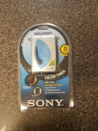 SEALED Sony Walkman, Model WM-FX 193 - Radio Cassette Player, AM/FM