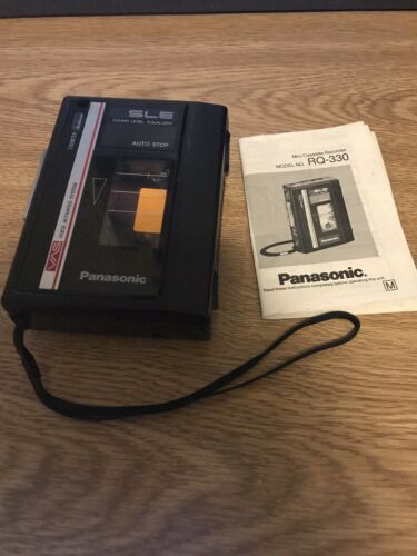 PANASONIC RQ-330 Voice Activated System Cassette Tape Player Recorder - WORKS