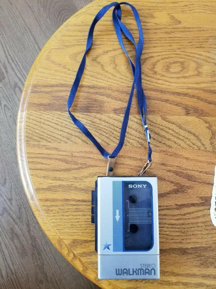 Sony Walkman WM-8 Stereo Cassette Player with Strap