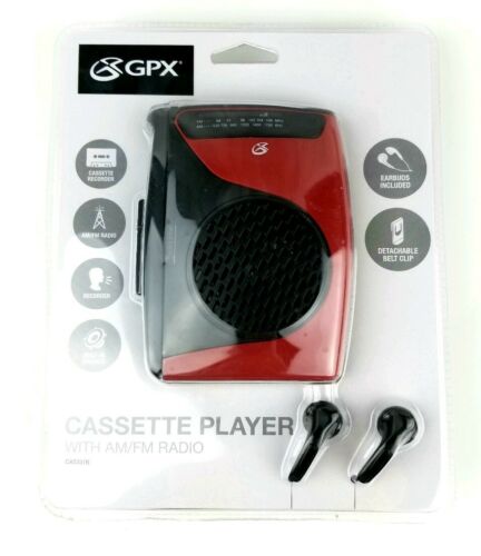 Gpx CAS337B Cassette Recorder With Am/fm Radio