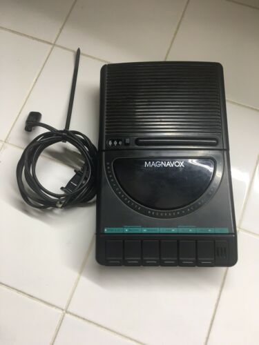 Magnavox D6280/17 cassette recorder player with power cord