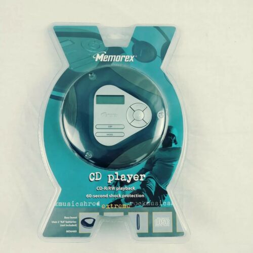 Memorex MD6460 Personal CD Player CD-R/RW 60 Second Anti Shock New Sealed New