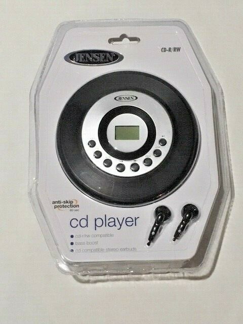 Jensen CD-60B Portable Cd Player Brand New In Original Package 60 Sec Anti Skip