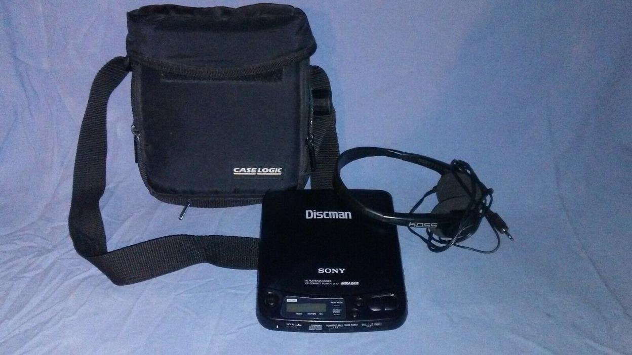 Vintage SONY Discman Compact Disk Player Portable CD Player Walkman (WORKING)