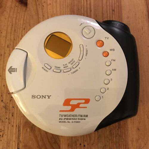Sony D-FS601 TV/FM/AM Portable Discman