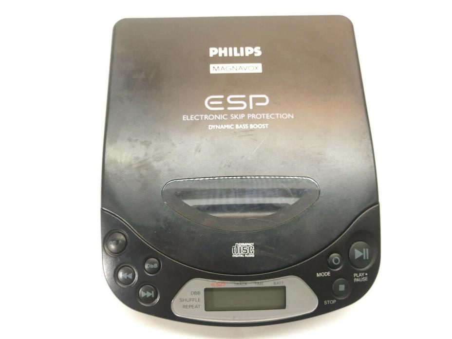 Philips Magnavox ESP AZ 7356 17Z Personal CD Player Bass Boost Cleaned TESTED