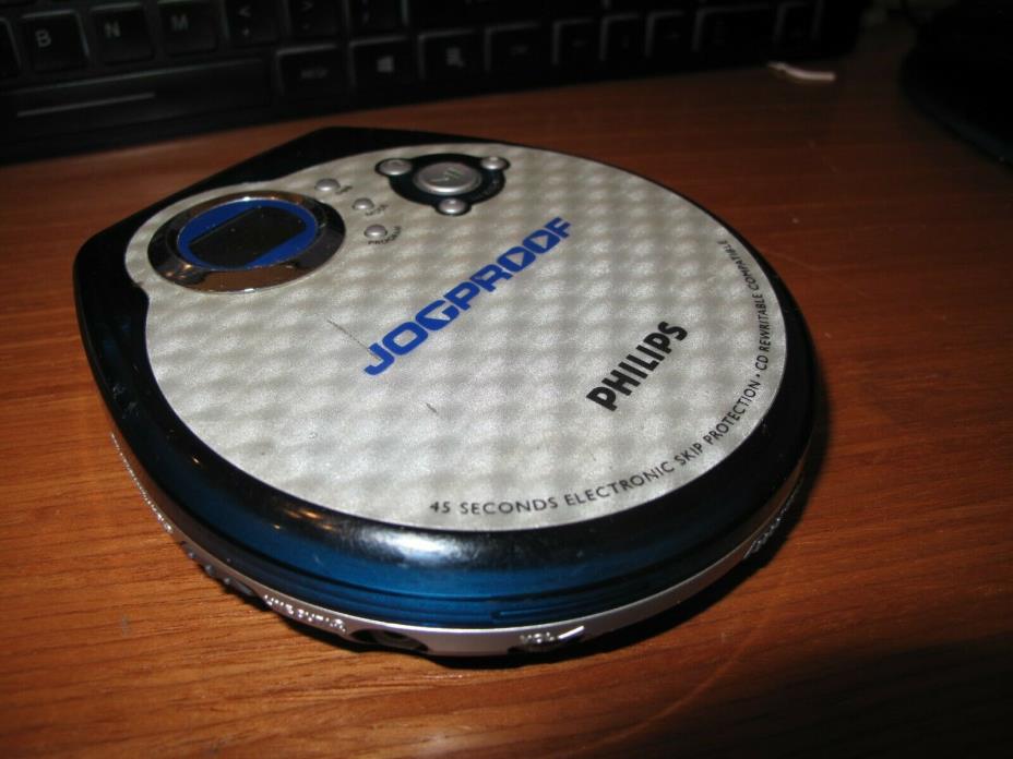 Philips Jogproof Portable CD Player Model AX3201/05Z - (Tested and Works)