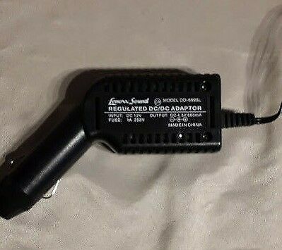 Lenoxx Sound Car Charger Regulated DC Power Adapter DD-989SL for Music CD Player
