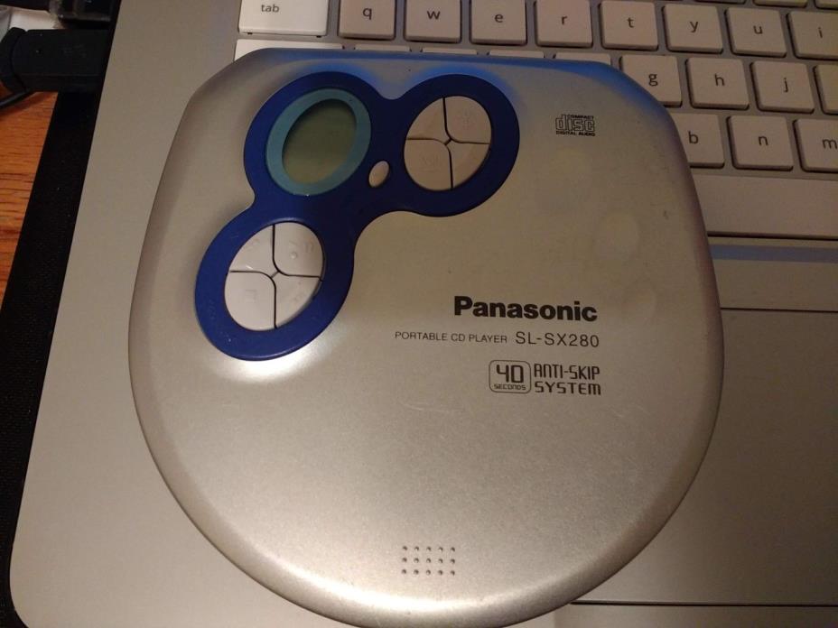 Panasonic Portable CD Player SL-SX280 Anti-Skip System CD-R/RW Playback - great!