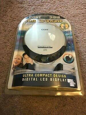 New Coby Personal CD Player Ultra Compact Digital Stereo & Headphones CX-CD109