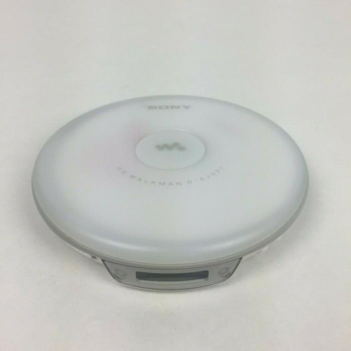 Sony CD Walkman D-EJ001 Portable CD Player Discman G-Protection CD-R/RW White