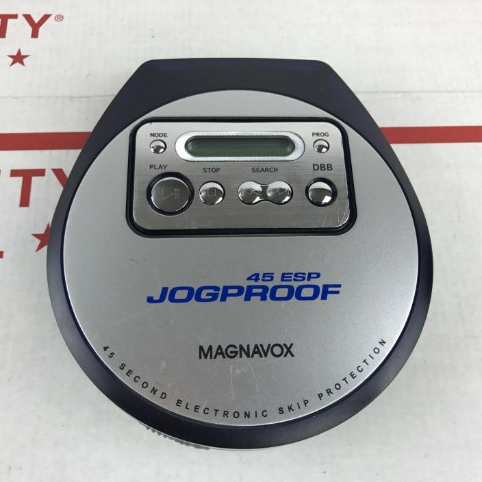 Magnavox Portable CD Player 45 ESP Jogproof Anti-Skip MPC220SL/17