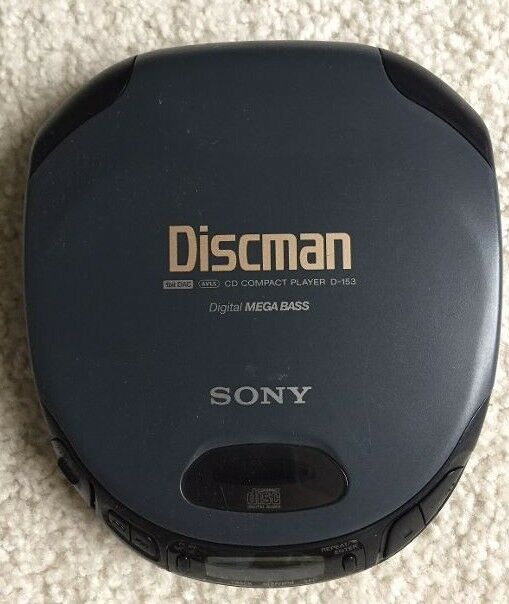 Sony Discman D-153 Portable CD Player Digital Mega Bass - Working