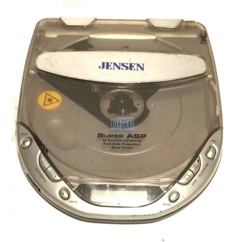 Personal CD Player Discman, Compact Portable Anti Skip Bass Boost, Jensen CD-200
