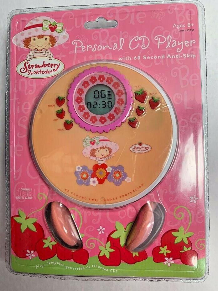 Strawberry Shortcake Personal CD Player Brand New Factory Sealed Free Shipping