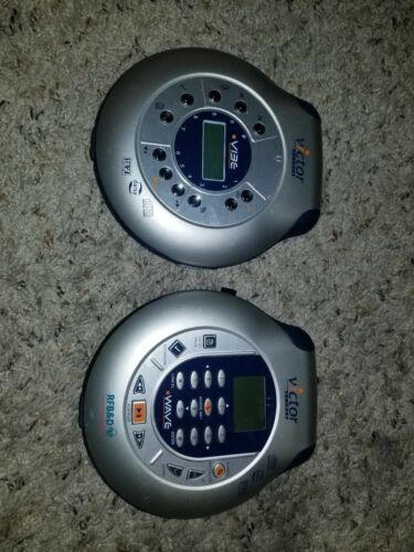 Free ship Victor Reader VIBE & WAVE MP3-CD Player LOT OF 2