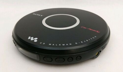 Sony Walkman D-EJ017CK Car Ready Portable CD Player G-Protection Mega Bass Black