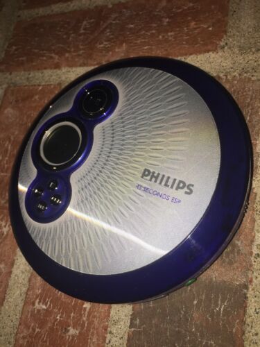 Philips Personal Portable CD Player AX2412 - 45 second ESP - Tested - Discman