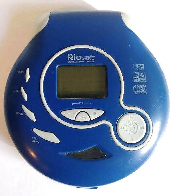 Rio Volt MP3 CD WMA Player SP90 Portable Anti-Skip ID3 Tags Title Display