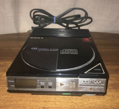 Vintage Working SONY D-5 CD Player (First Portable CD Player) 1985 D-5a Discman