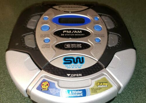 Panasonic ShockWave SL-SW660V Portable CD Player w/ Digital AM/FM Stereo Radio