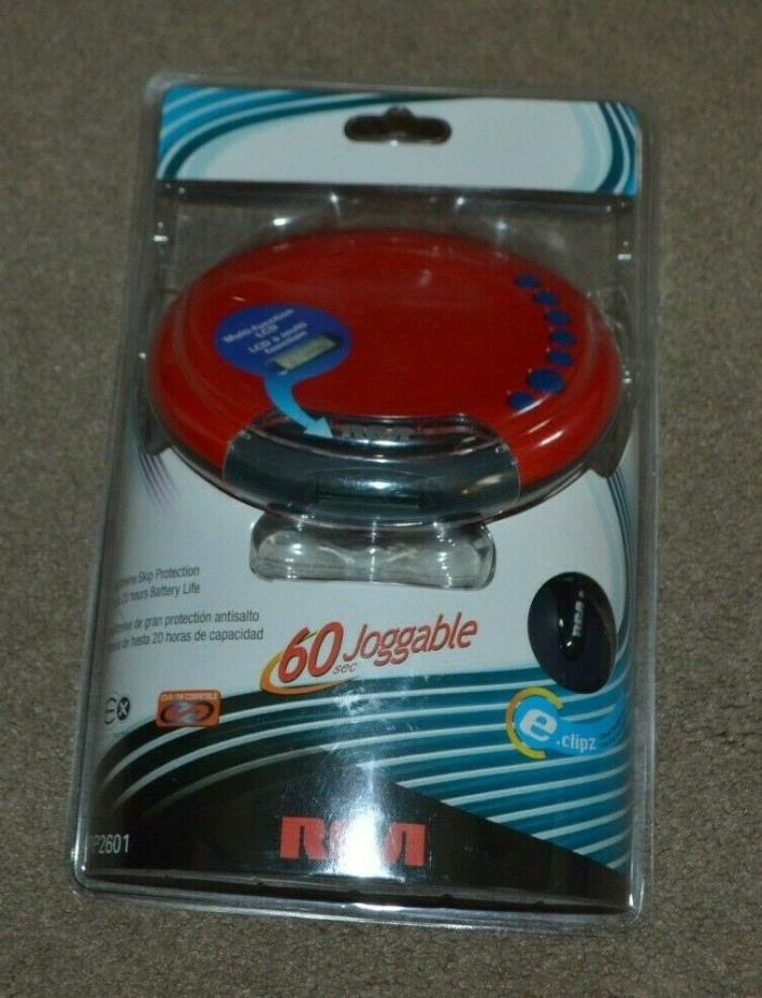 NIP RCA RP2601 Personal Portable CD Player Joggable Skip Protection