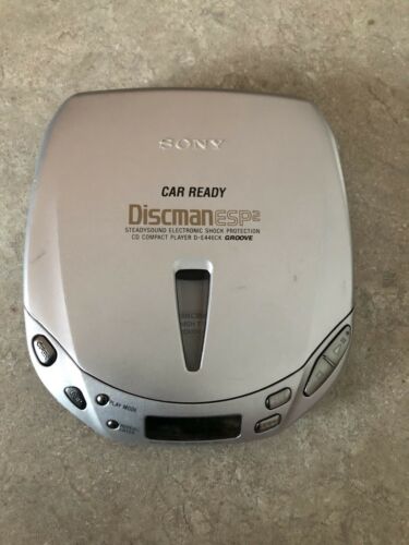 SONY Car Discman D-E446CK Portable CD Player ESP2 Tested & Works EUC!