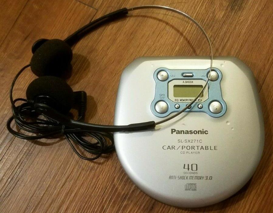 Panasonic SL-SX271C CD Player Anti Skip Shock Protection