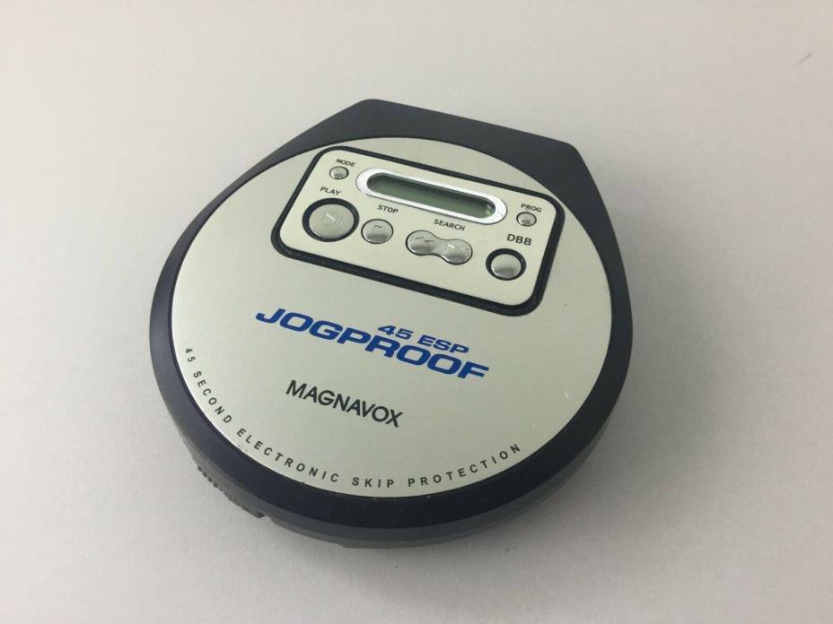Magnavox Portable CD Player 45 Second ESP Jogproof Tested Working MPC220SL/17