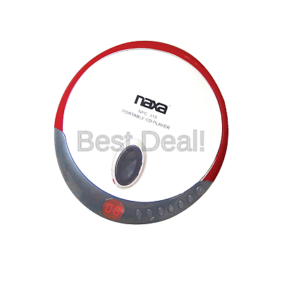 Naxa NPC-319 Slim Personal Compact Disc Player colors may vary
