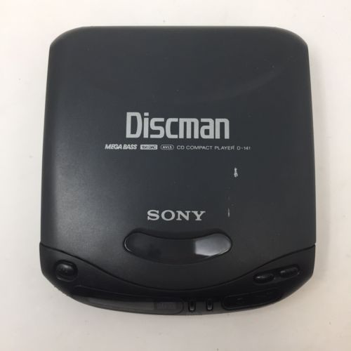 Vintage Sony D-141 Discman Cd Player AVLS Mega Bass Vtg 1995 Portable Music XX3