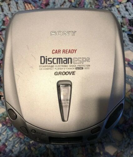 SONY Discman ESP2 Digital Mega Bass D-E200 Portable CD Player Tested-Works!!!