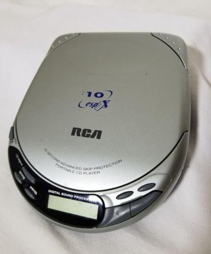 2000 Vintage RCA RP2212 Personal Portable CD Player Anti-Shock 10 espx