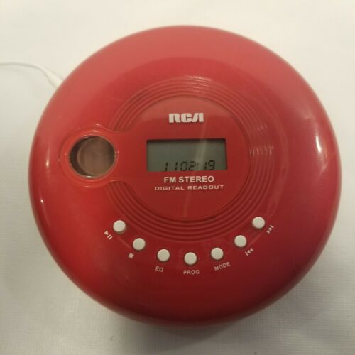 RCA RP2910B Portable CD Player with FM Radio Red